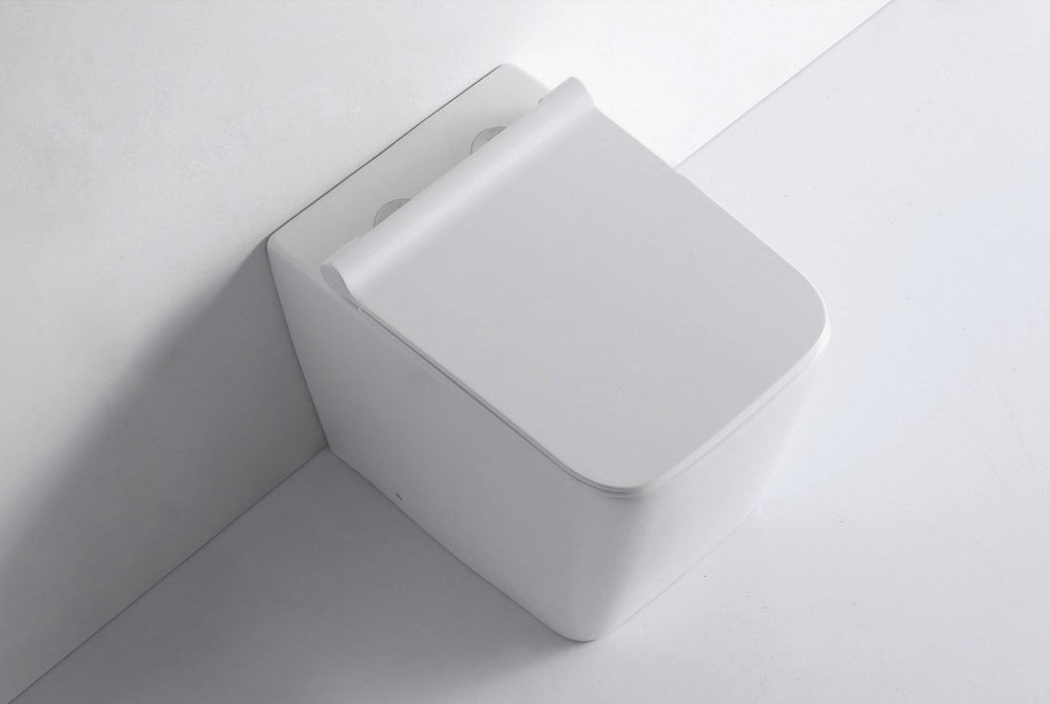 BEL BAGNO ARDENTE-R SERIES WALL FACED PAN GLOSS WHITE