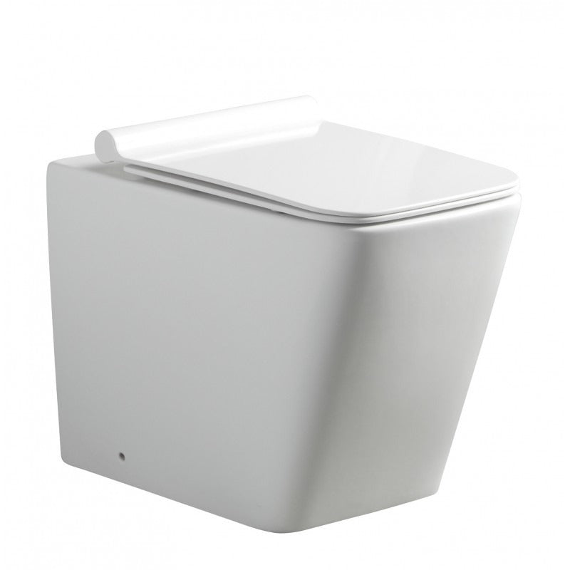BEL BAGNO ARDENTE-R SERIES WALL FACED PAN GLOSS WHITE