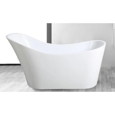 POSEIDON BEVEL FREE STANDING BATH NF GLOSS WHITE (AVAILABLE IN 1400MM, 1500MM AND 1700MM)