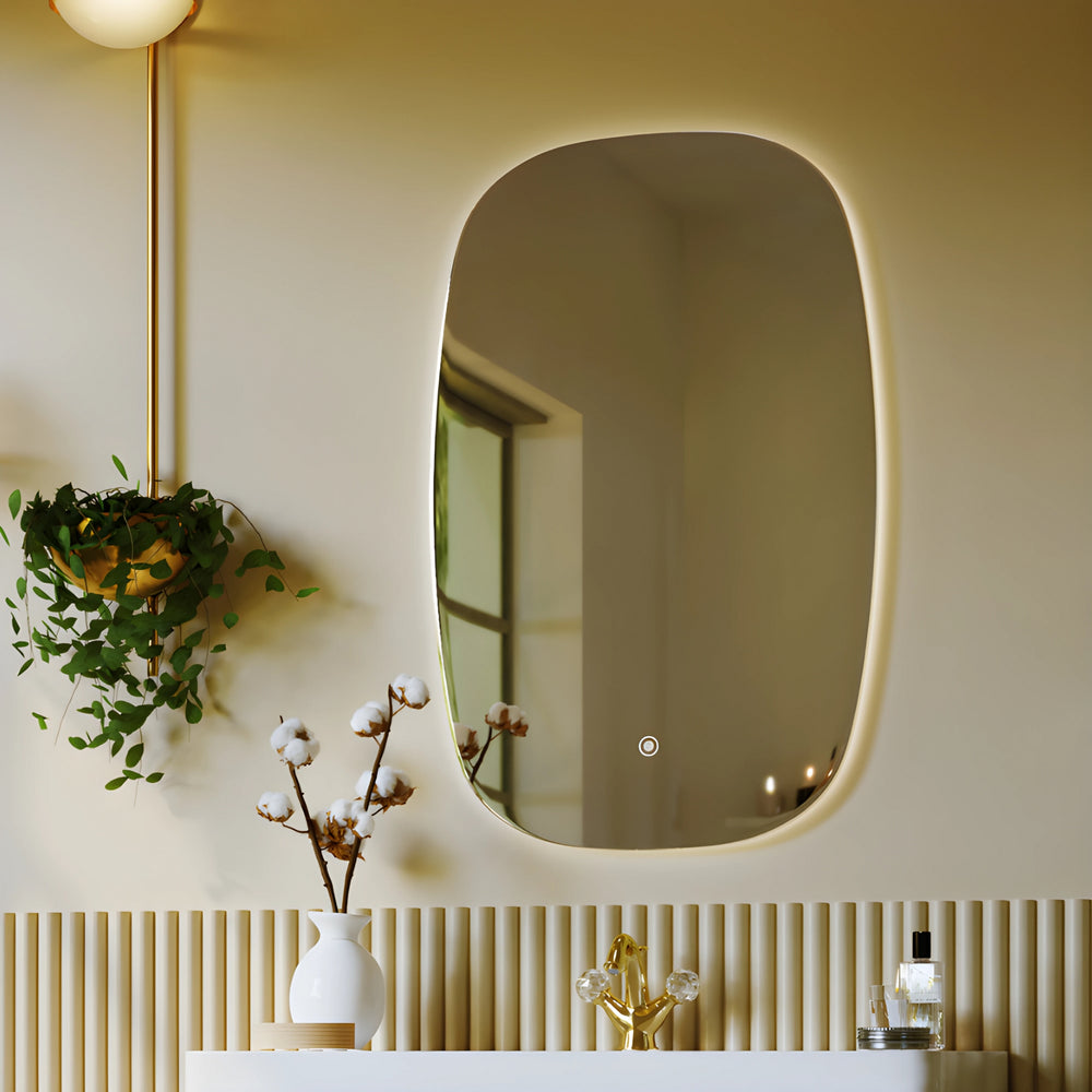 BELBAGNO Q-LINE FRAMELESS LED MIRROR 580X900MM
