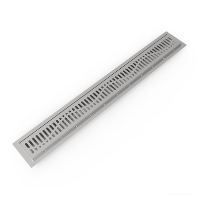 BELLA VISTA ZENON SK-PATTERN SHOWER GRATE STAINLESS STEEL (AVAILABLE IN MULTIPLE SIZES)