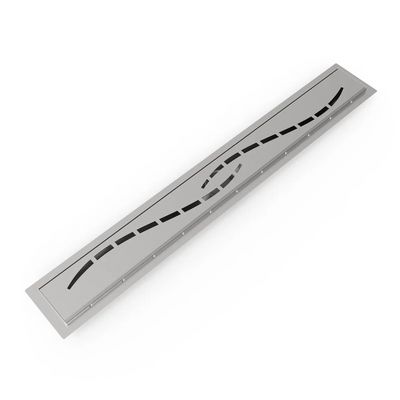 BELLA VISTA ZENON RS-PATTERN SHOWER GRATE STAINLESS STEEL (AVAILABLE IN MULTIPLE SIZES)