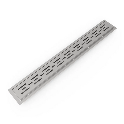 BELLA VISTA ZENON MTW-PATTERN SHOWER GRATE STAINLESS STEEL (AVAILABLE IN MULTIPLE SIZES)