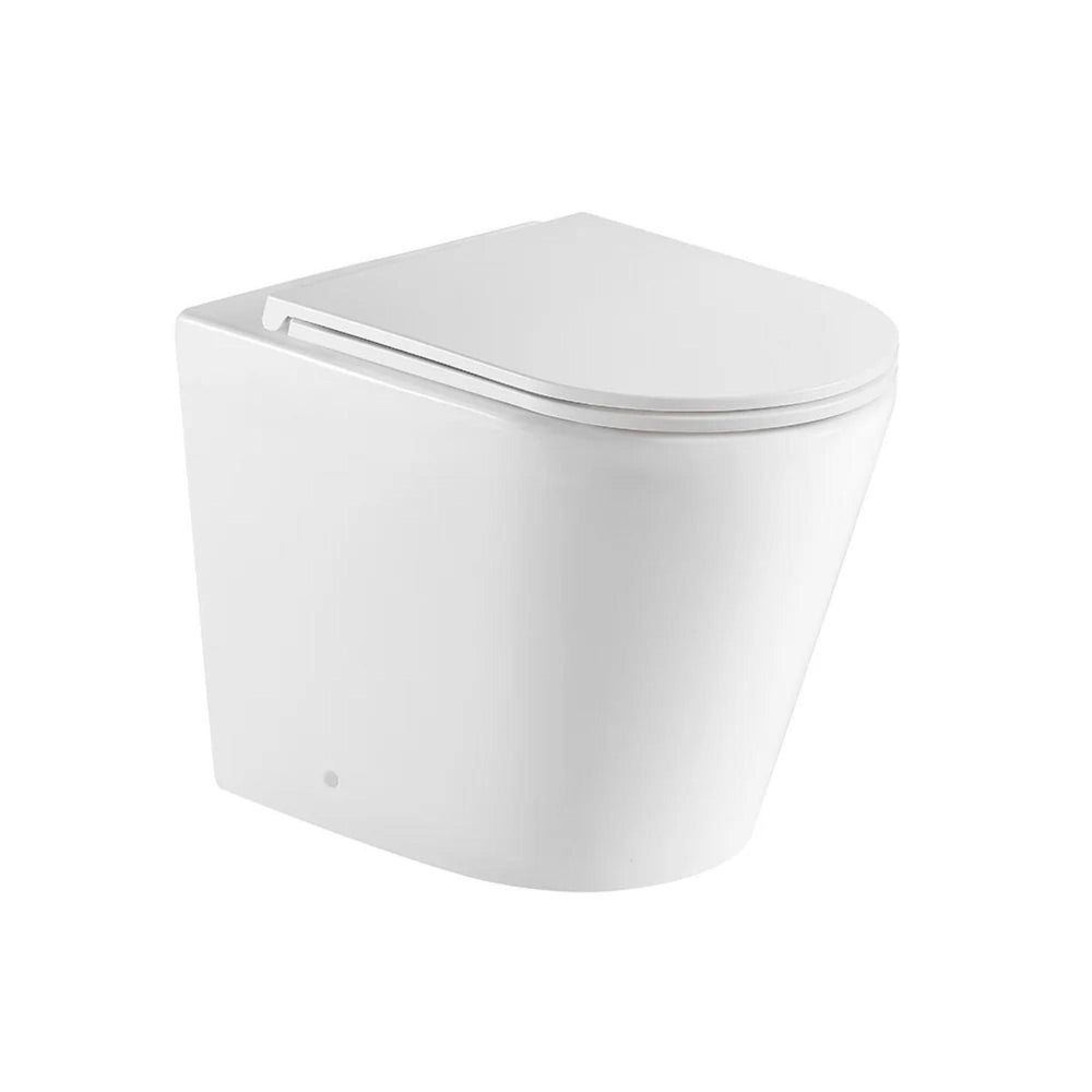 MERCIO BERLIN99 QUIET FLUSH WALL FACED FLOOR PAN GLOSS WHITE