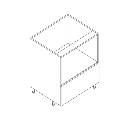 VITO CUSTOM FLOOR STANDING KITCHEN MICROWAVE CABINET 600MM