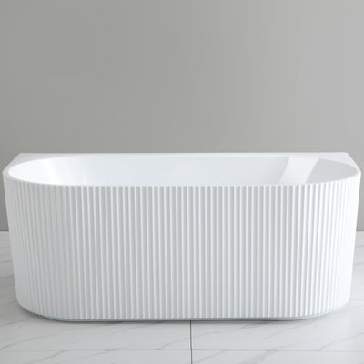 CETO BARI FREESTANDING BATHTUB MATTE WHITE (AVAILABLE IN 1500MM AND 1700MM)