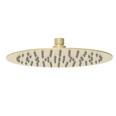 IKON DOVA SHOWER HEAD 250MM BRUSHED GOLD