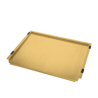 OLIVERI BENCH TOP DRAINER TRAY 430MM BRUSHED GOLD