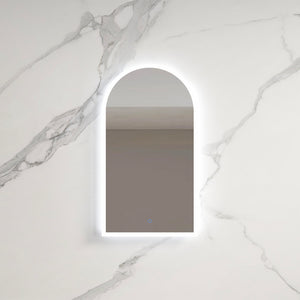 INFINITY BIANCO LED MIRROR 3 COLOUR LIGHTS WITH TOUCH SENSOR SWITCH 500X900MM
