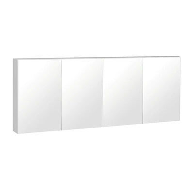 MERCIO BIANCA GLOSS WHITE MDF SHAVING CABINET 1500X720MM