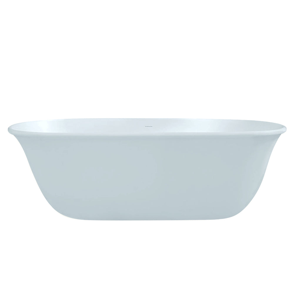 TURNER HASTINGS BLANCHE TITANCAST FREESTANDING NON OVERFLOW BATHTUB ALICE BLUE 1620MM