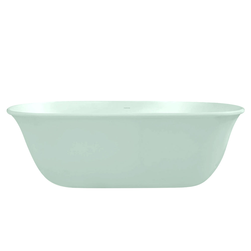 TURNER HASTINGS BLANCHE TITANCAST FREESTANDING NON OVERFLOW BATHTUB FROSTY MINT 1620MM