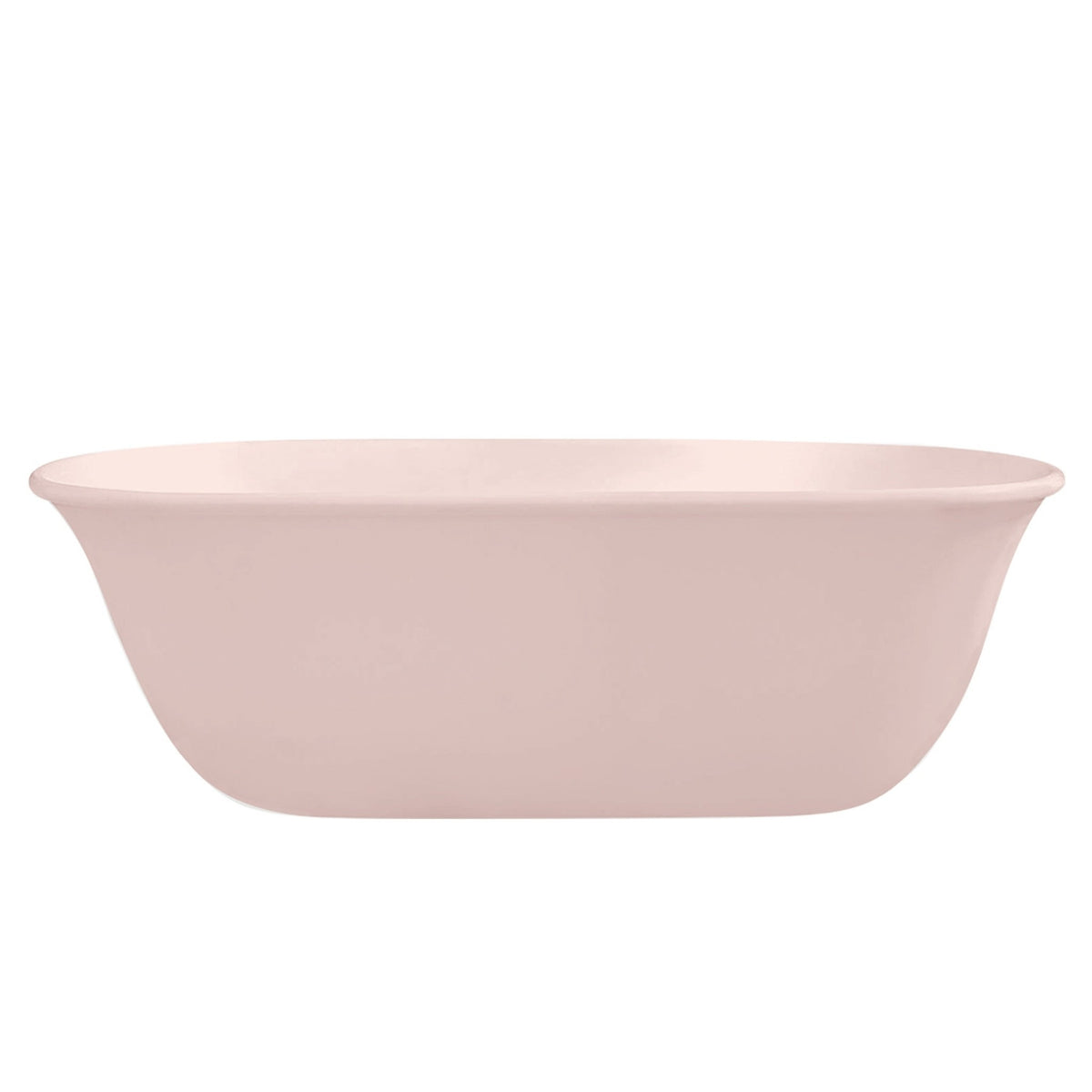 TURNER HASTINGS BLANCHE TITANCAST FREESTANDING NON OVERFLOW BATHTUB MISTY ROSE 1620MM