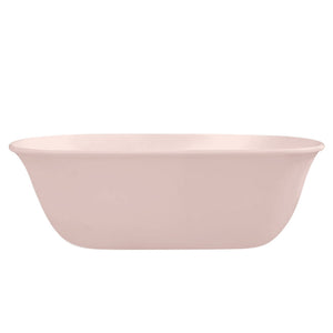 TURNER HASTINGS BLANCHE TITANCAST FREESTANDING NON OVERFLOW BATHTUB MISTY ROSE 1620MM