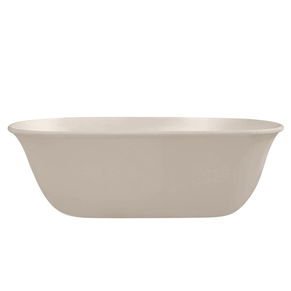 TURNER HASTINGS BLANCHE TITANCAST FREESTANDING NON OVERFLOW BATHTUB NATURAL LINEN 1620MM