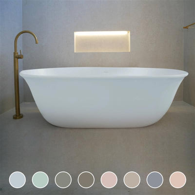 TURNER HASTINGS BLANCHE TITANCAST SOLID SURFACE FREESTANDING BATHTUB SPECIAL FINISH 1628MM
