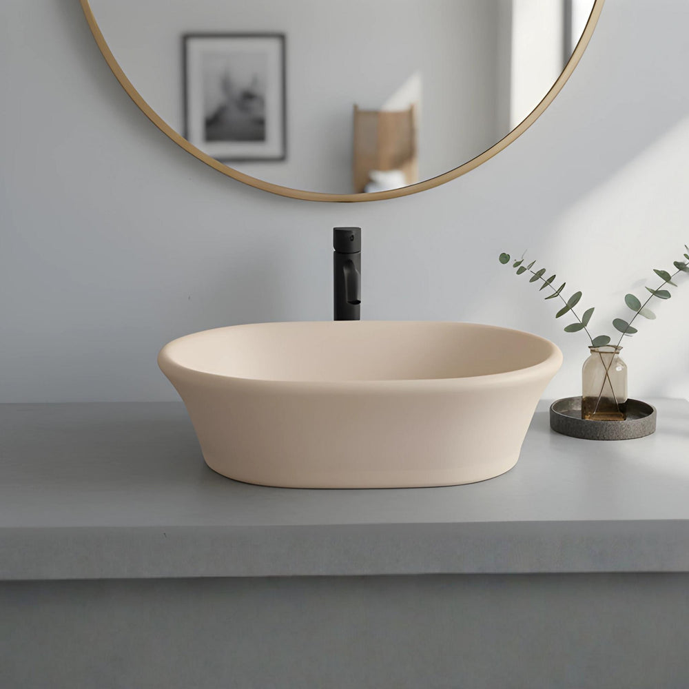 TURNER HASTINGS CAMBRIDGE TITANCAST HANDCRAFTED ABOVE COUNTER BASIN SPECIAL FINISH 535MM