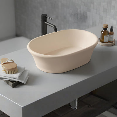 TURNER HASTINGS CAMBRIDGE TITANCAST HANDCRAFTED ABOVE COUNTER BASIN SPECIAL FINISH 535MM