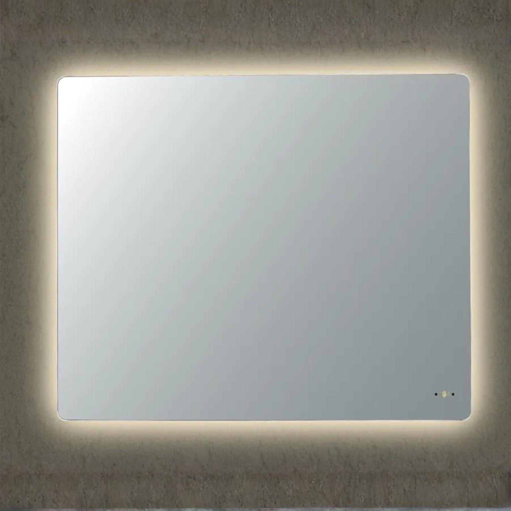 POSEIDON JASPER RECTANGULAR BACKLIT LED MIRROR 3 COLOUR LIGHTS 900X750MM