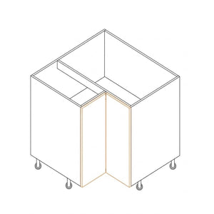 VITO CUSTOM DOUBLE DOOR CORNER FLOOR STANDING KITCHEN CABINET (AVAILABLE IN 800MM AND 900MM)