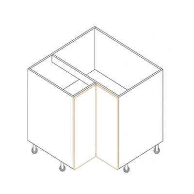 VITO CUSTOM DOUBLE DOOR CORNER FLOOR STANDING KITCHEN CABINET (AVAILABLE IN 800MM AND 900MM)
