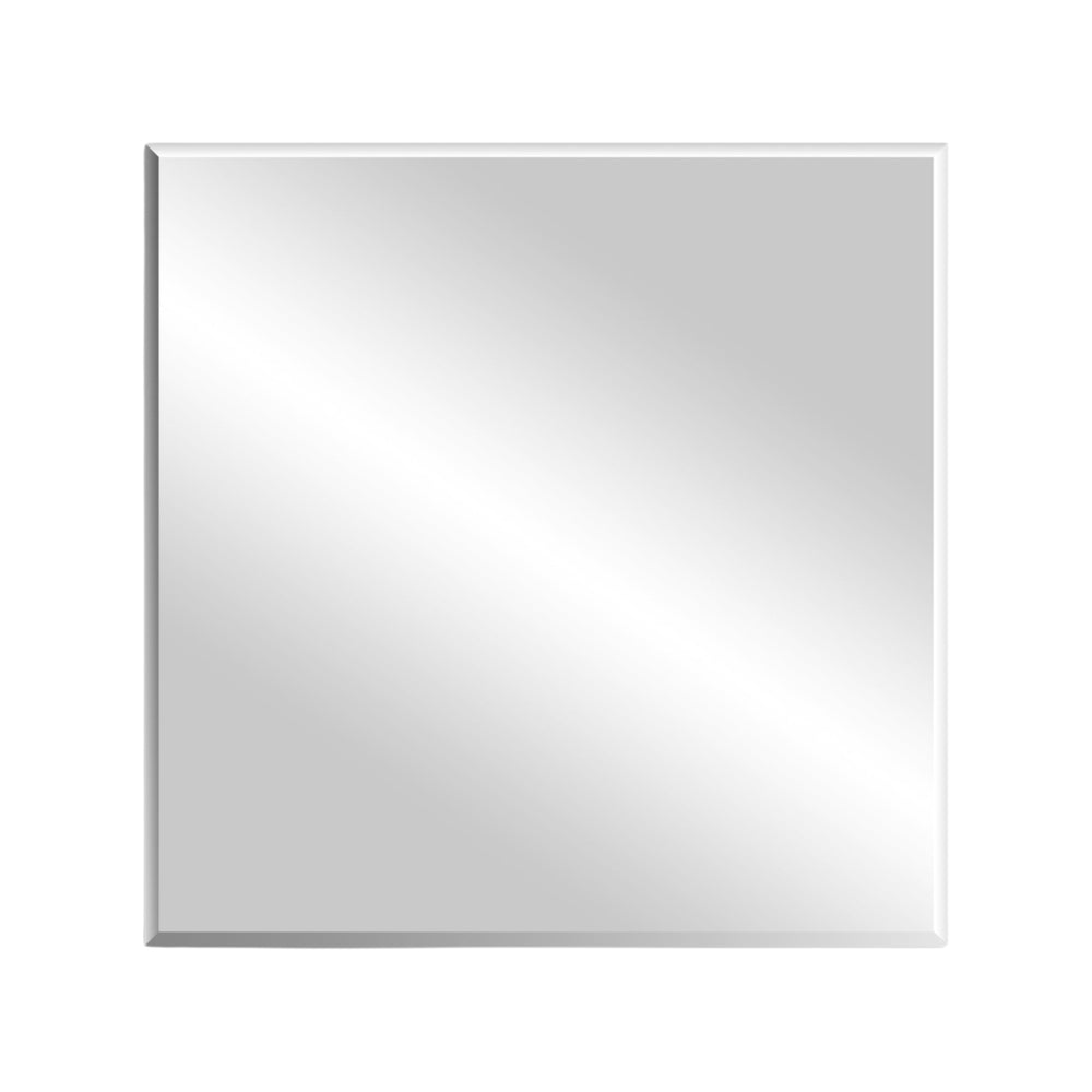 POSEIDON JASPER SQUARE FRAMELESS BEVEL EDGE PLAIN MIRROR 750X750MM