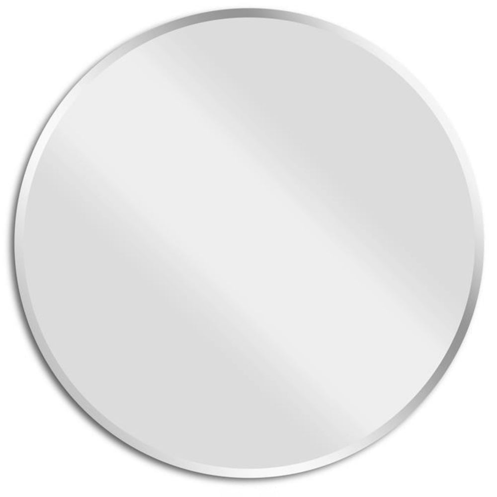 POSEDION LUNA ROUND FRAMELESS BEVEL EDGE PLAIN MIRROR 900X900MM