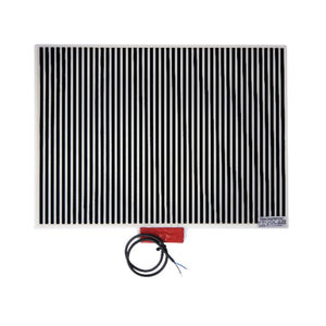THERMOGROUP ABLAZE ROUND BLACK FRAME MIRROR WITH DEMISTER 600MM