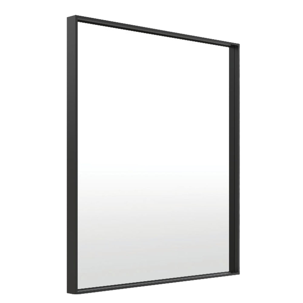 THERMOGROUP ABLAZE SQUARE BLACK FRAME MIRROR 750MM