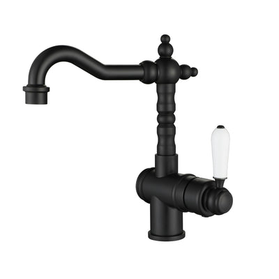 MODERN NATIONAL BORDEAUX HIGH RISE TALL BASIN MIXER ⁠⁠242MM MATTE BLACK