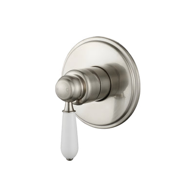 MODERN NATIONAL BORDEAUX SHOWER MIXER TRIM KIT WITH UNIVERSAL BODY 115MM BRUSHED NICKEL