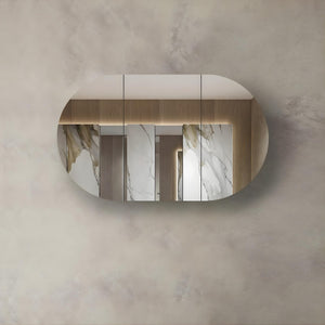 OTTI BONDI SHAVING CABINET NATURAL OAK 1200X750MM