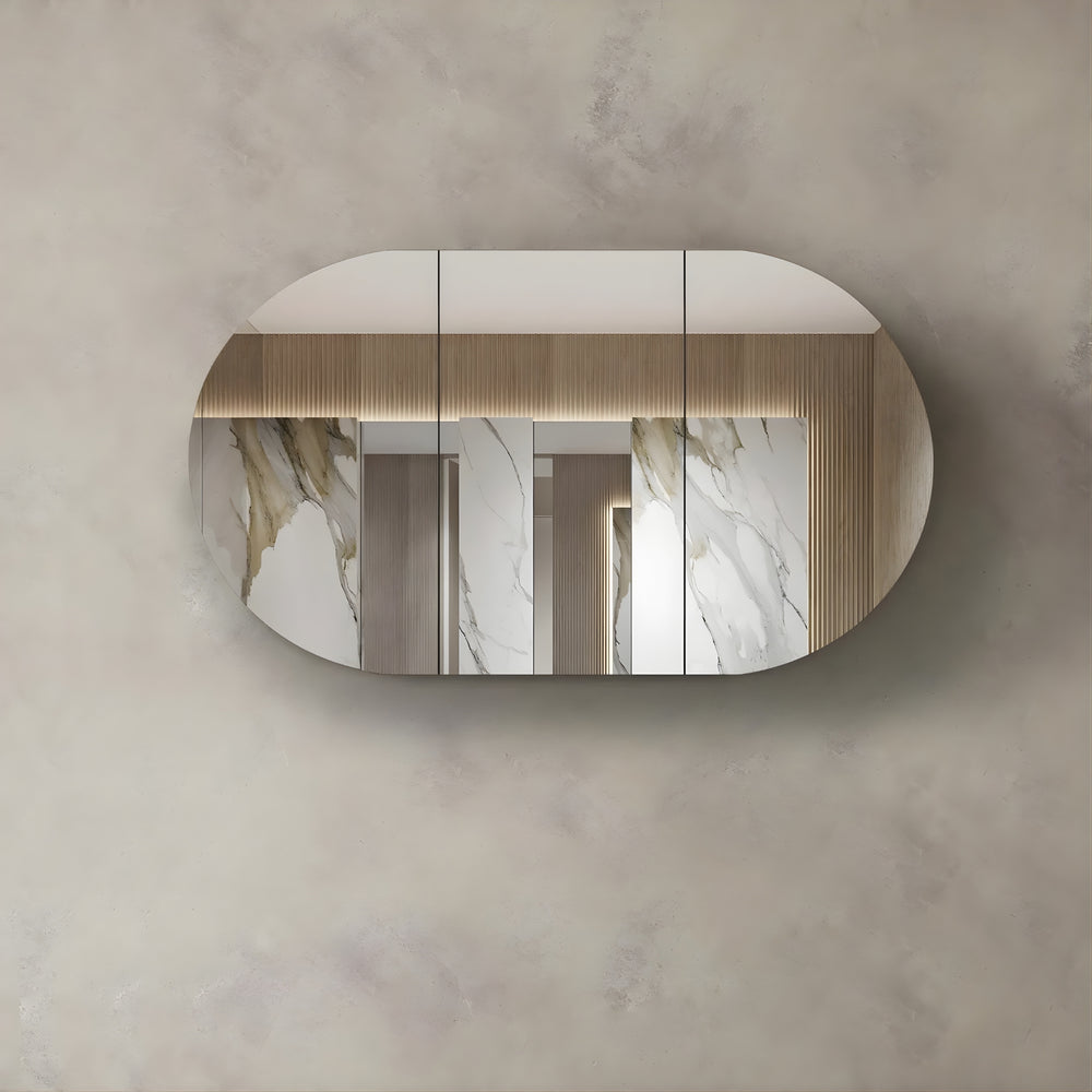 OTTI BONDI SHAVING CABINET NATURAL OAK 1500X900MM