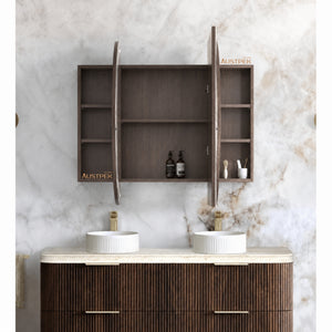 OTTI BONDI SABLE WALNUT SHAVING CABINET 1500X900MM
