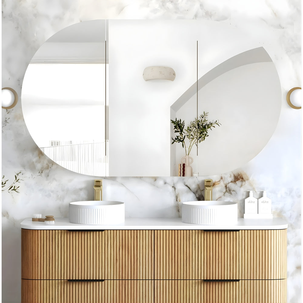 OTTI BONDI WOODLAND OAK SHAVING CABINET 1500X900MM