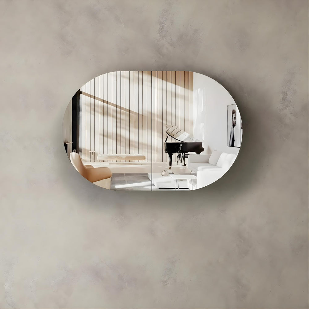 OTTI BONDI SHAVING CABINET NATURAL OAK 900X600MM