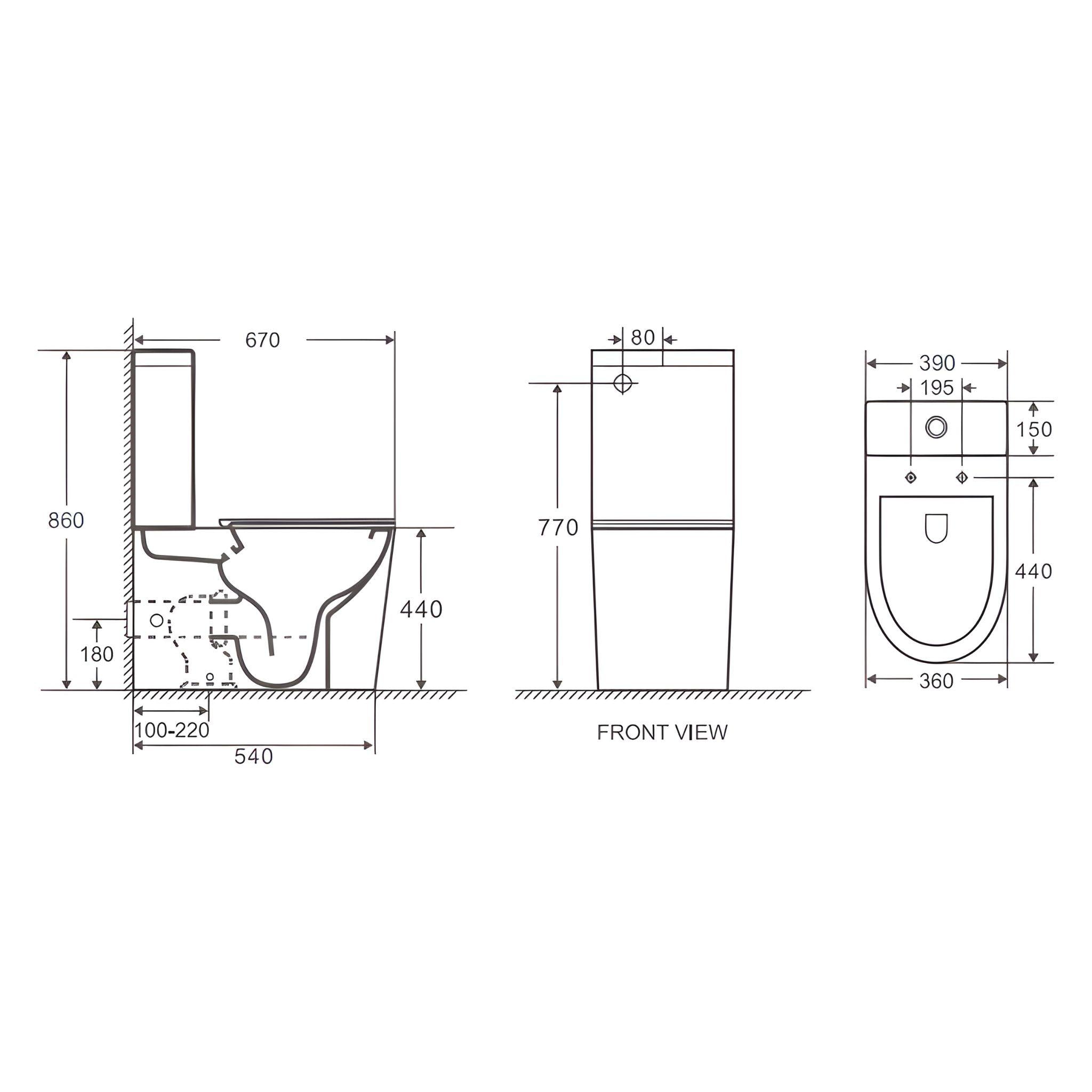 MERCIO BERLIN QUIETFLUSH RIMLESS AND TORNADO FLUSH BACK TO WALL TOILET SUITE HIGH GLOSS WHITE