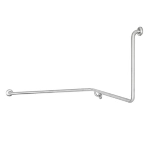 JOHNSON SUISSE CORNER 90 DEGREE GRAB RAIL 1030MM STAINLESS STEEL (AVAILABLE IN LEFT AND RIGHT HAND RAIL)