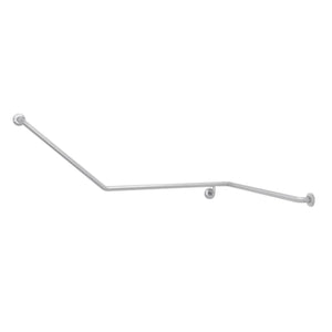 JOHNSON SUISSE CORNER 140 DEGREE GRAB RAIL 1365MM STAINLESS STEEL (AVAILABLE IN LEFT AND RIGHT HAND RAIL)
