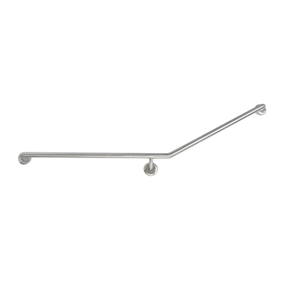 JOHNSON SUISSE ANGLED GRAB RAIL 850MM STAINLESS STEEL (AVAILABLE IN LEFT AND RIGHT HAND RAIL)