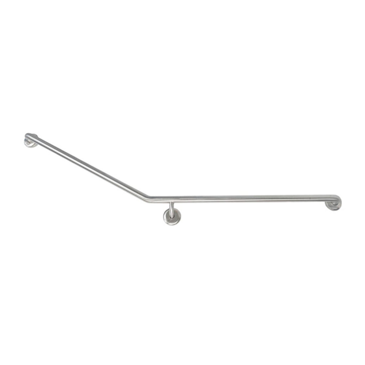 JOHNSON SUISSE ANGLED GRAB RAIL 850MM STAINLESS STEEL (AVAILABLE IN LEFT AND RIGHT HAND RAIL)