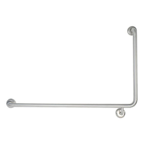 JOHNSON SUISSE ANGLED 90 DEGREE GRAB RAIL 950MM STAINLESS STEEL (AVAILABLE IN LEFT AND RIGHT HAND RAIL)