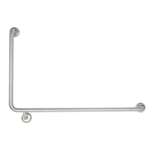 JOHNSON SUISSE ANGLED 90 DEGREE GRAB RAIL 950MM STAINLESS STEEL (AVAILABLE IN LEFT AND RIGHT HAND RAIL)