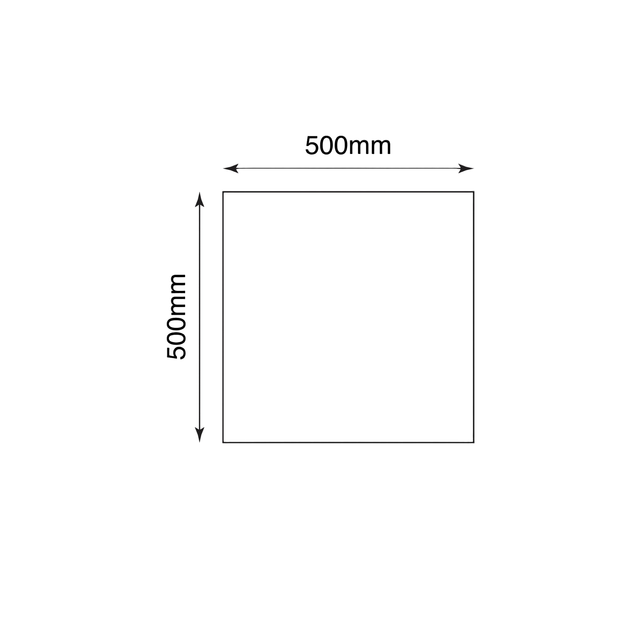 ELITE BRESCIA WHITE MATTE 500X500MM SQUARE TILE (PER BOX)