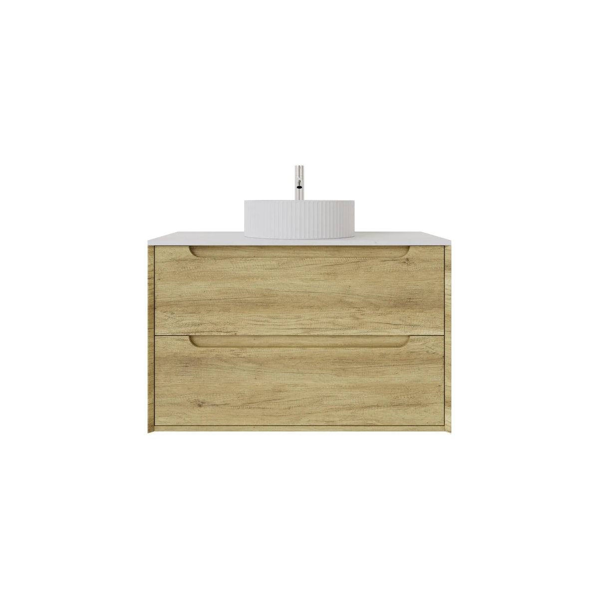VITO BROOKLYN ASHWOOD 900MM SINGLE BOWL WALL HUNG VANITY
