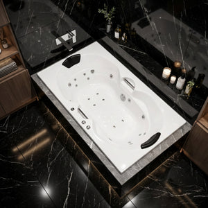 BROADWAY ANDORRA SPA BATHTUB WHITE 1790MM WITH JET