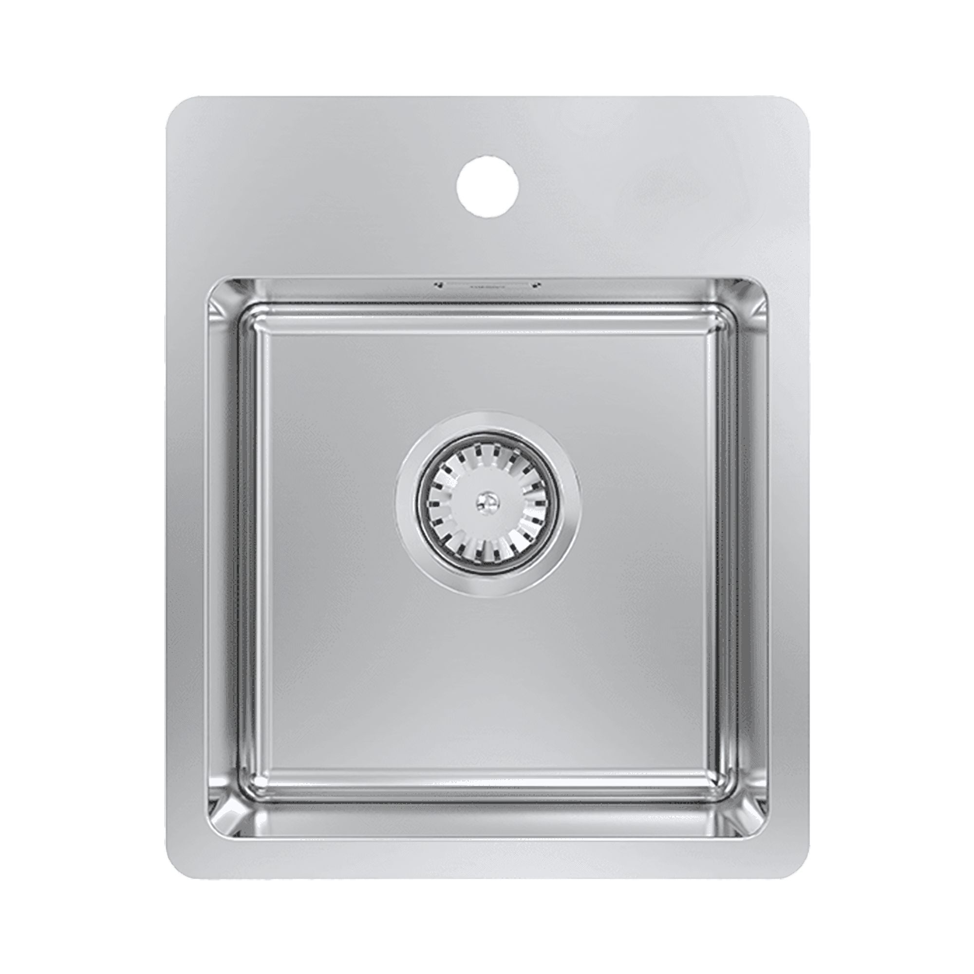 ABEY BS SINGLE BOWL BAR SINK WITH TAP LANDING STAINLESS STEEL 370MM