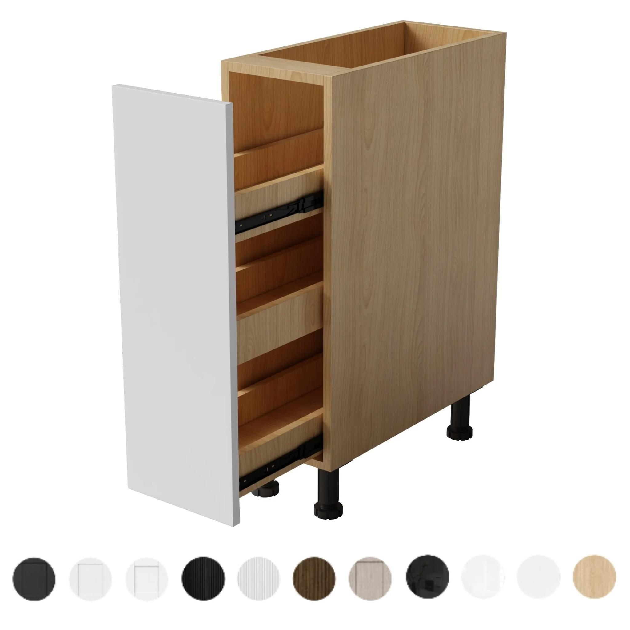 VITO CUSTOM SPICE RACK FLOOR STANDING KITCHEN CABINET (AVAILABLE IN 200MM AND 250MM)