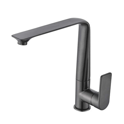 TAPART BATEAU SINK MIXER 275MM BRUSHED GUN METAL