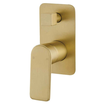 TAPART BATEAU WALL MIXER WITH DIVERTER BRUSHED GOLD